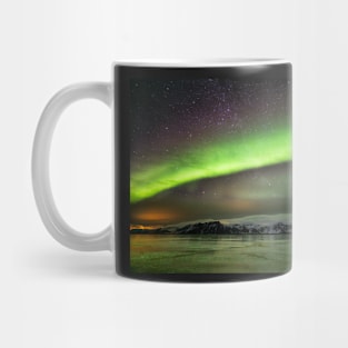 Aurora Borealis in Snæfellsnes, Iceland Mug